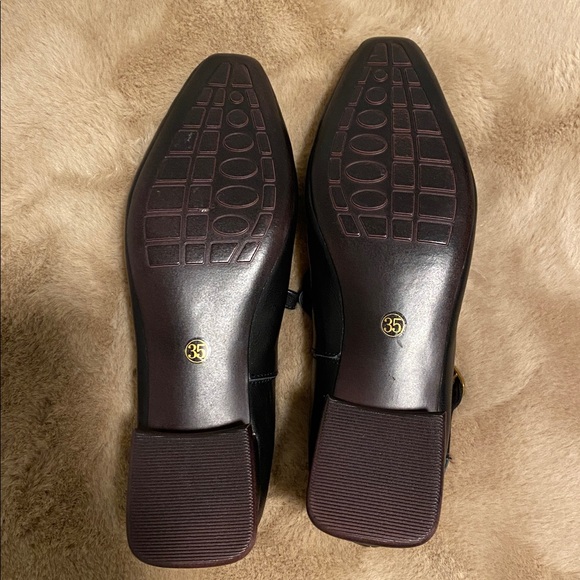 Black Genuine Leather Heels - Picture 6 of 8